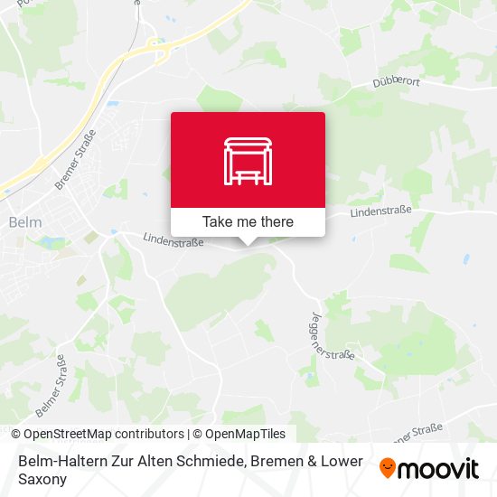 Belm-Haltern Zur Alten Schmiede map