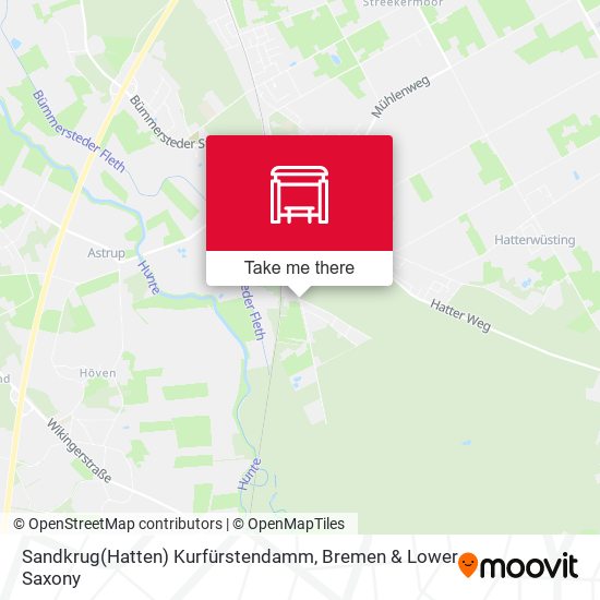 Sandkrug(Hatten) Kurfürstendamm map