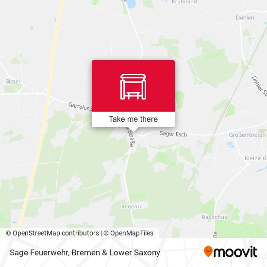 Sage Feuerwehr map