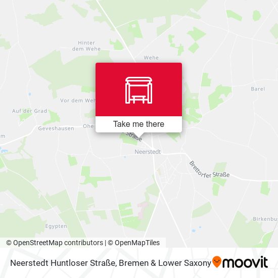 Neerstedt Huntloser Straße map