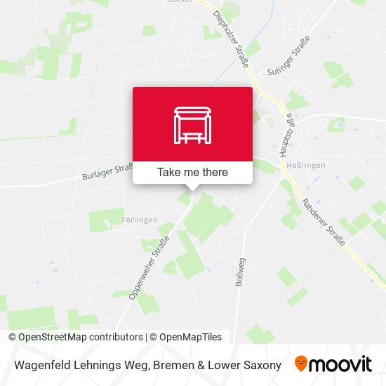 Wagenfeld Lehnings Weg map