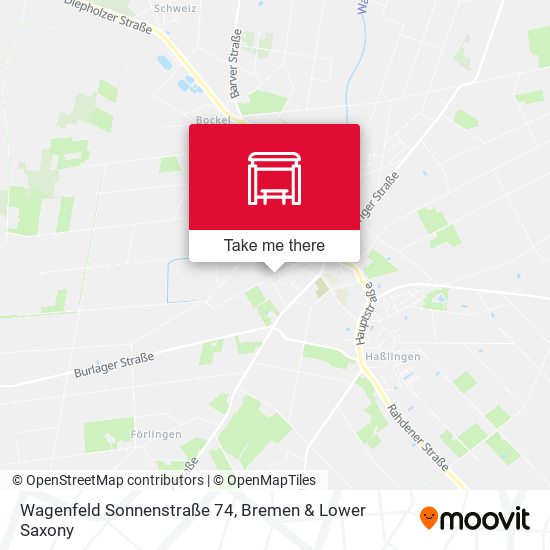 Wagenfeld Sonnenstraße 74 map