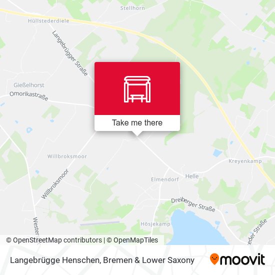 Langebrügge Henschen map