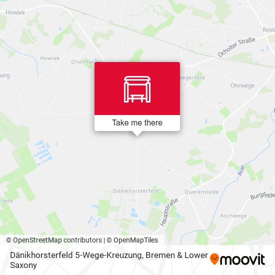 Dänikhorsterfeld 5-Wege-Kreuzung map