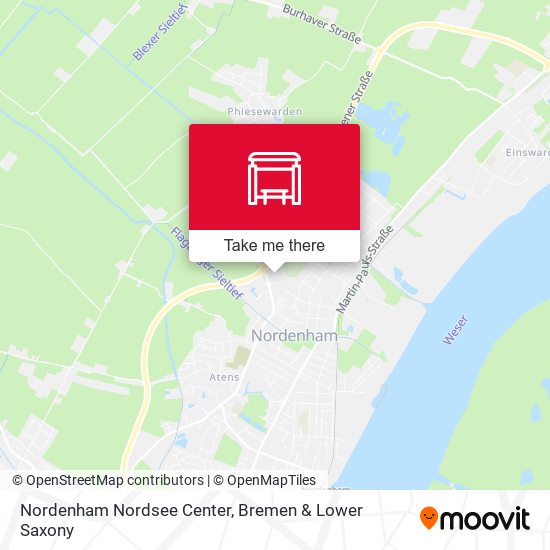 Nordenham Nordsee Center map