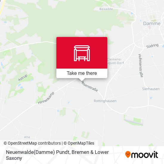 Neuenwalde(Damme) Pundt map
