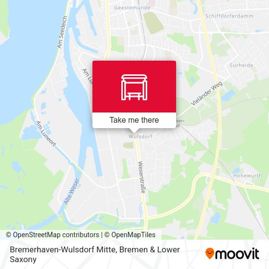 Bremerhaven-Wulsdorf Mitte map