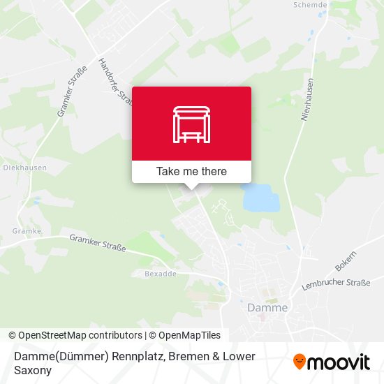 Damme(Dümmer) Rennplatz map