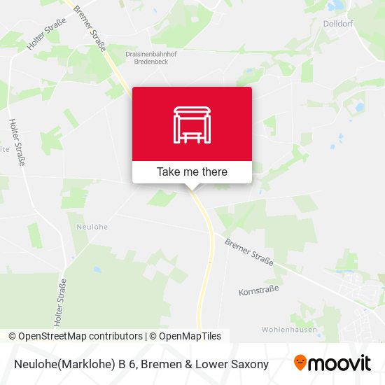 Neulohe(Marklohe) B 6 map
