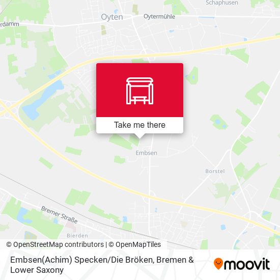 Embsen(Achim) Specken / Die Bröken map