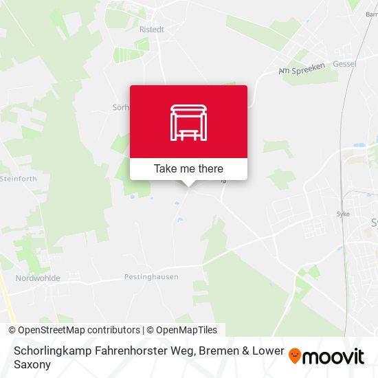 Schorlingkamp Fahrenhorster Weg map