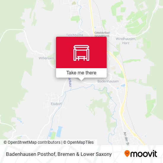 Badenhausen Posthof map