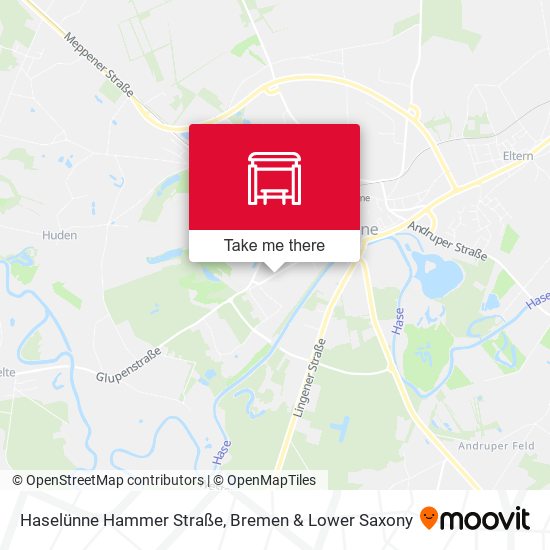 Haselünne Hammer Straße map