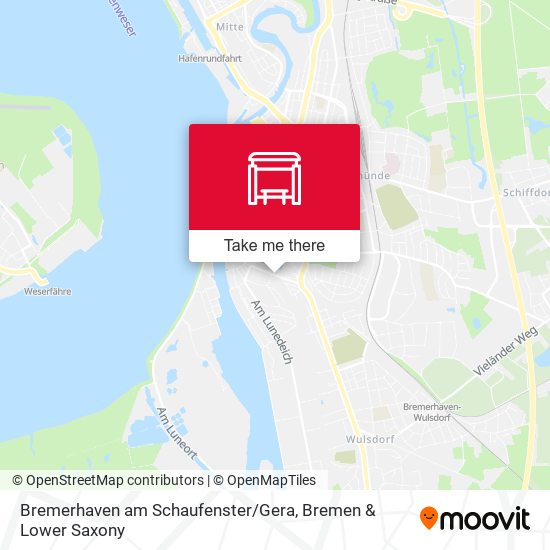 Bremerhaven am Schaufenster / Gera map