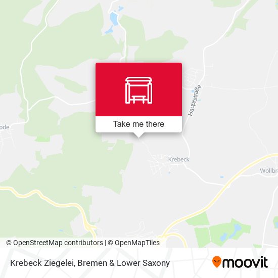 Krebeck Ziegelei map