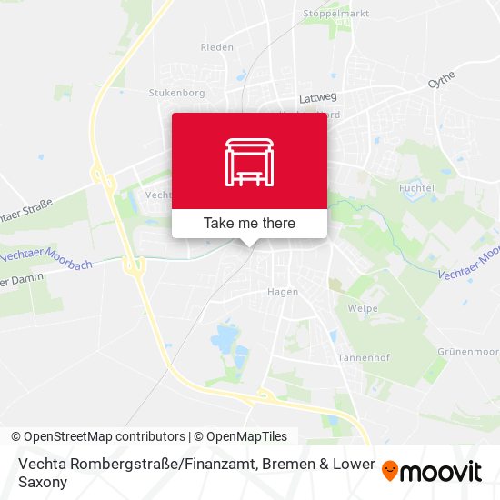 Vechta Rombergstraße/Finanzamt map