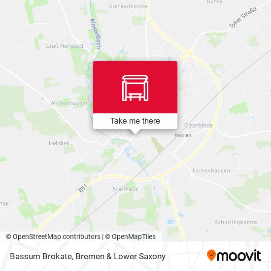 Bassum Brokate map