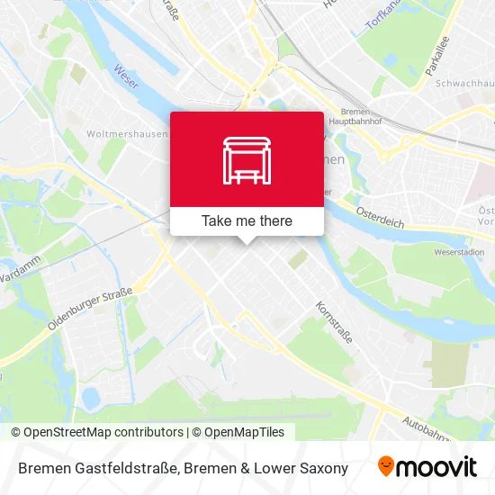 Карта Bremen Gastfeldstraße