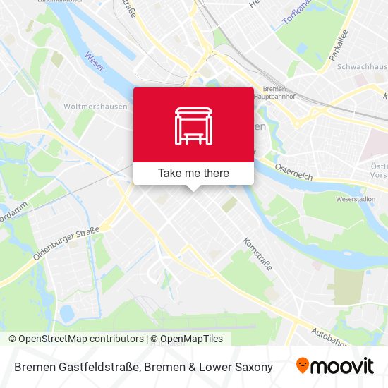 Bremen Gastfeldstraße map