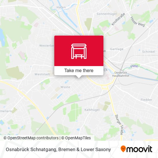 Osnabrück Schnatgang map