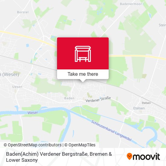 Baden(Achim) Verdener Bergstraße map