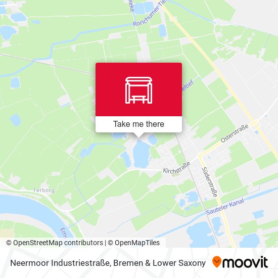 Neermoor Industriestraße map