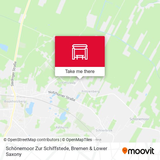 Schönemoor Zur Schiffstede map
