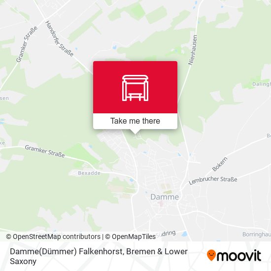 Damme(Dümmer) Falkenhorst map
