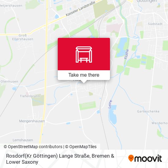 Rosdorf(Kr Göttingen) Lange Straße map