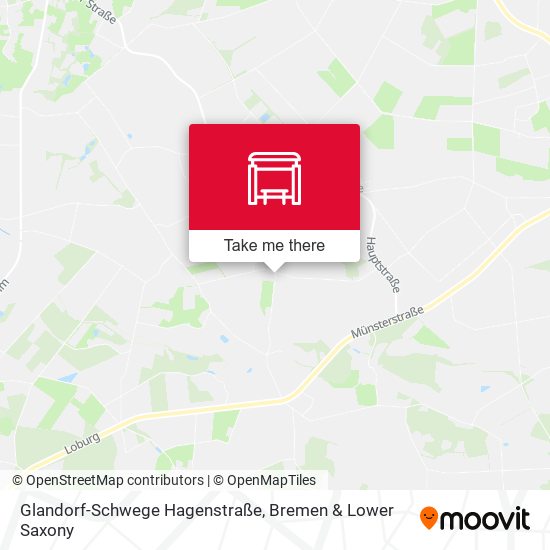 Glandorf-Schwege Hagenstraße map