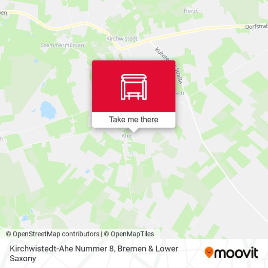 Kirchwistedt-Ahe Nummer 8 map