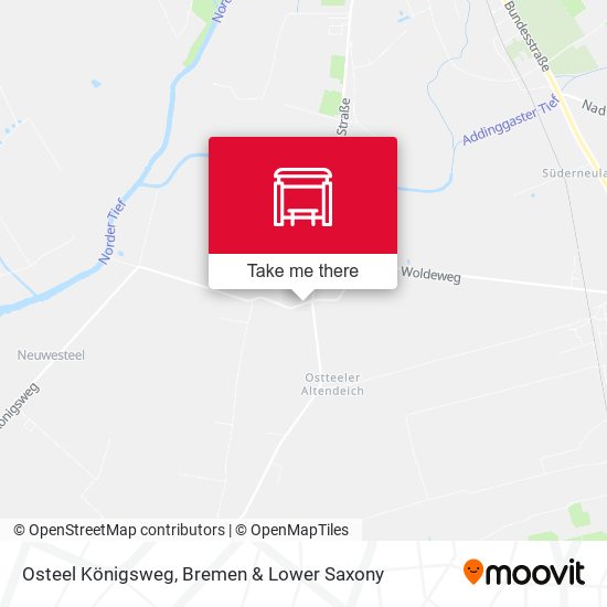 Osteel Königsweg map