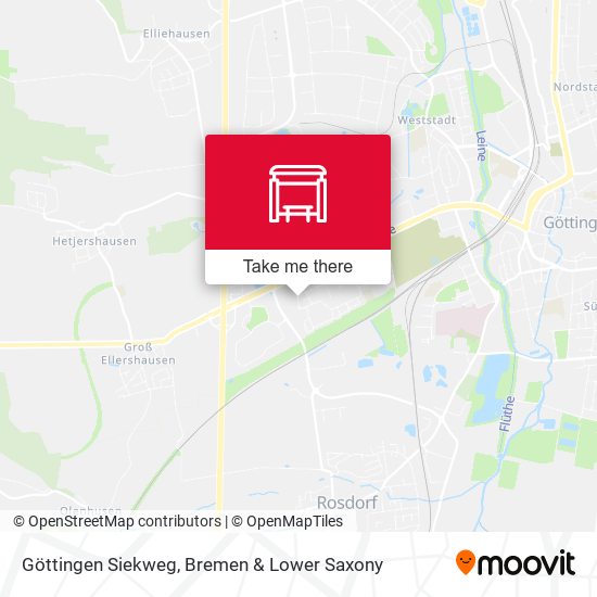Göttingen Siekweg map