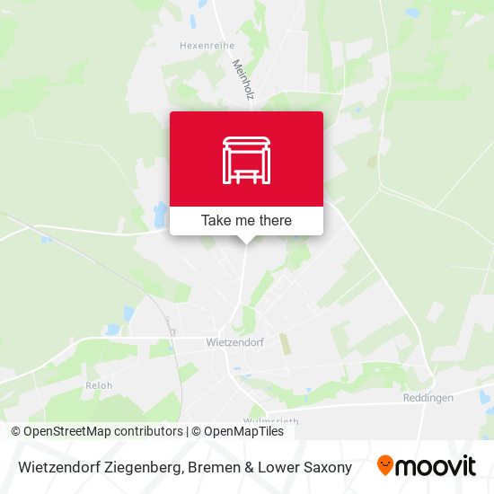 Wietzendorf Ziegenberg map