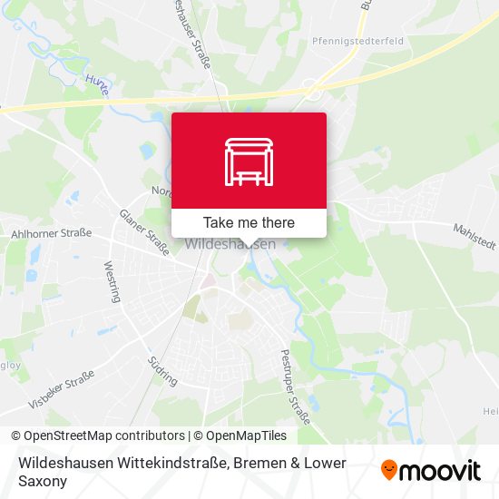 Wildeshausen Wittekindstraße map