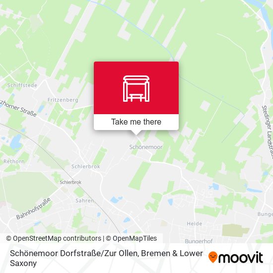Schönemoor Dorfstraße / Zur Ollen map