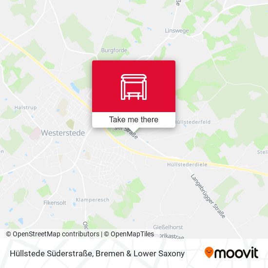 Hüllstede Süderstraße map