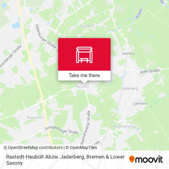 Карта Rastedt-Heubült Abzw. Jaderberg