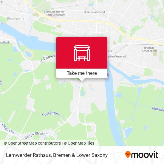 Lemwerder Rathaus map