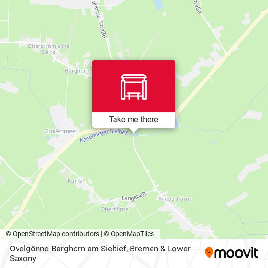 Ovelgönne-Barghorn am Sieltief map