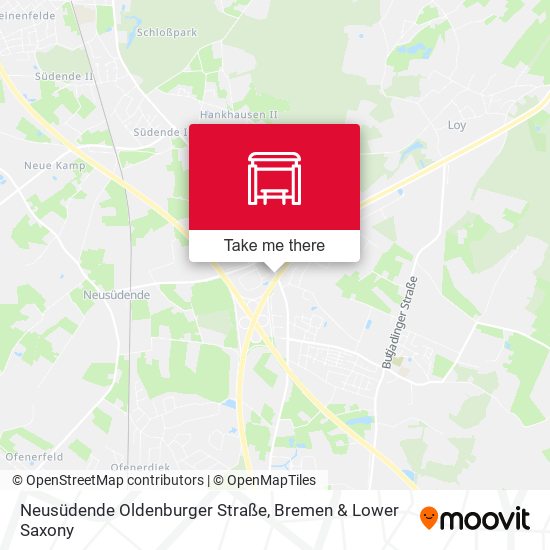 Neusüdende Oldenburger Straße map