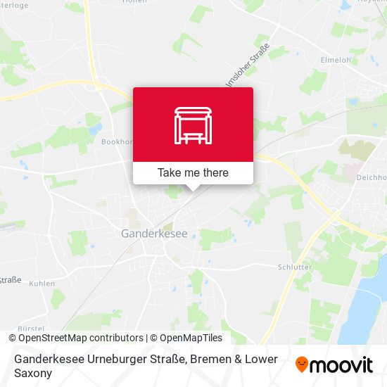 Ganderkesee Urneburger Straße map