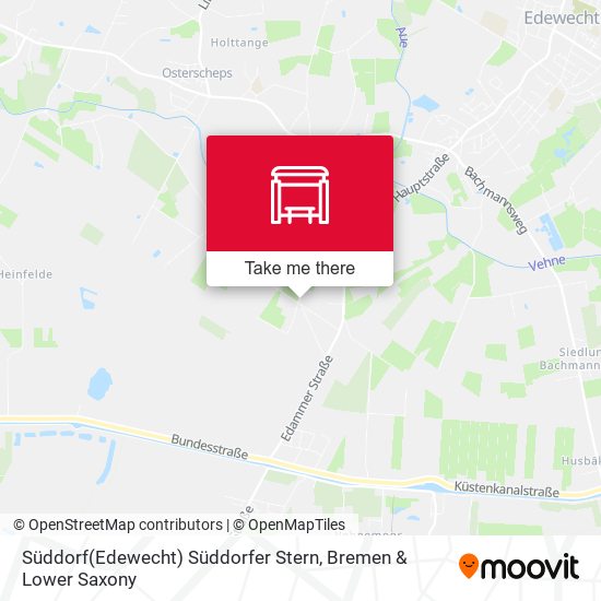 Süddorf(Edewecht) Süddorfer Stern map
