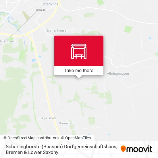 Карта Schorlingborstel(Bassum) Dorfgemeinschaftshaus