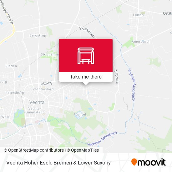 Vechta Hoher Esch map
