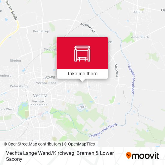 Vechta Lange Wand/Kirchweg map