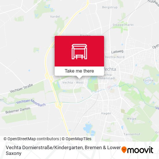 Vechta Dornierstraße / Kindergarten map