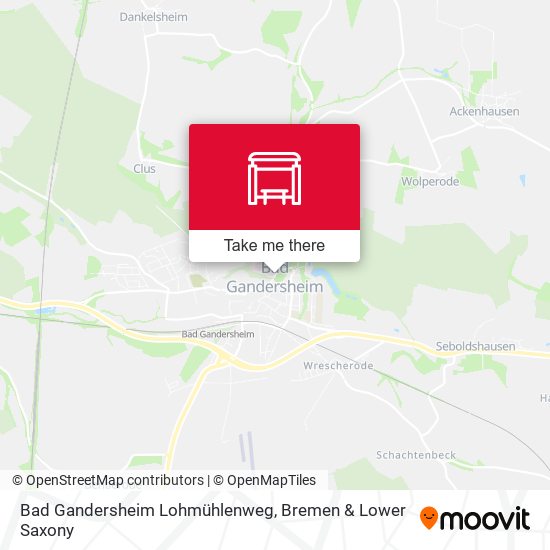 Bad Gandersheim Lohmühlenweg map