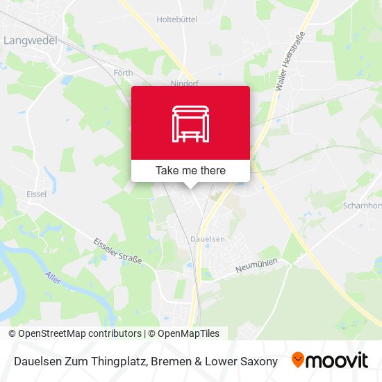 Dauelsen Zum Thingplatz map