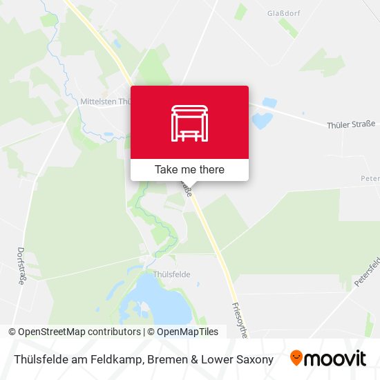 Thülsfelde am Feldkamp map